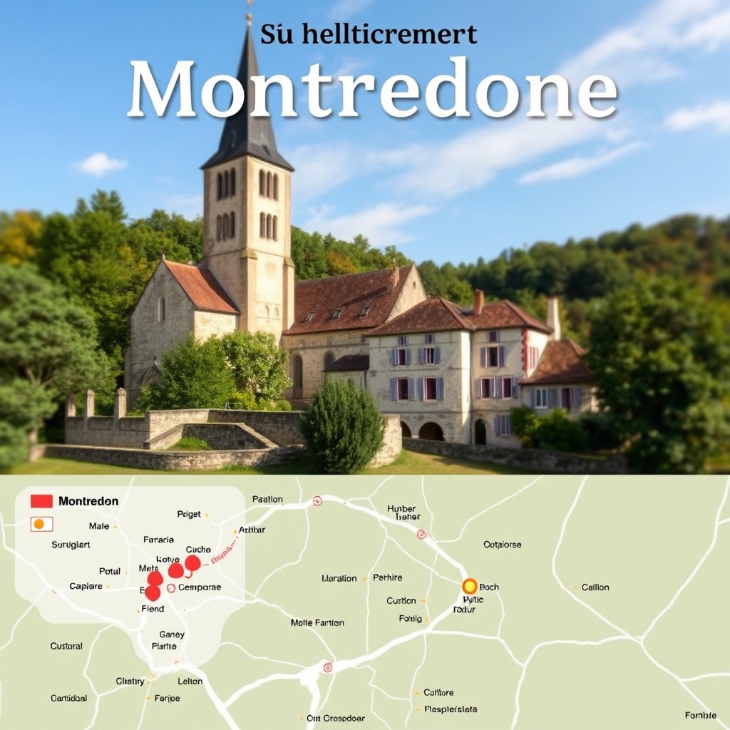 Carte du Patrimoine de Montredon · Patrimoine Montredon : eglise et chateaux Tarn